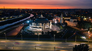 Cityscape Photography Sunset Night Time Lapse Road Building Lights River Sky Urban Ilya Garbuzov 1800x1153 Wallpaper