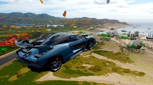 Forza Horizon 4 Car LEGO Video Game Art Sky Clouds Road Landscape Video Games Vehicle Side View Lice 1920x1080 Wallpaper
