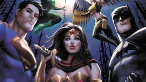 Superman Dc Comics Wonder Woman Batman Hawkgirl Dc Comics Green Lantern Kendra Sanders John Stewart  3840x2160 Wallpaper