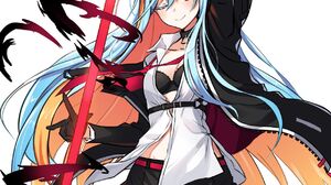 Counter Side Anime Girls Sword Weapon Multi Colored Hair 1240x1748 Wallpaper