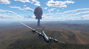 US Air Force War Thunder Atomic Bomb B 29 Super Fortress Mushroom Clouds Screen Shot PC Gaming Milit 1920x1080 Wallpaper