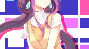 Anime Anime Girls Digital Art Artwork Yu Gi Oh Yu Gi Oh ARC V Purple Hair Kurosaki Ruri 1300x1300 wallpaper
