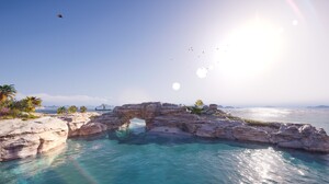 Assassins Creed Odyssey Assassins Creed Island Beach Video Game Landscape Video Games PC Gaming Scre 3840x2160 Wallpaper
