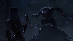 Diablo IV Necromancer Blizzard Entertainment Werewolves Video Games Glowing Eyes Digital Art 3840x2160 wallpaper