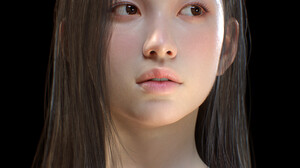 3D Blender Drawing K Pop Korean Korean Martial Arts BLACKPiNK Concept Art Anime Girls Unreal Engine  1500x2127 wallpaper