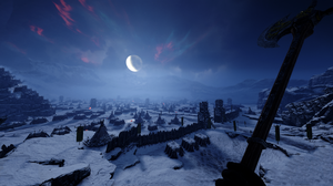 Warhammer Vermintide 2 Vermintide Moon War Snow Nordic Video Games CGi Night Sky Landscape 3839x2159 Wallpaper