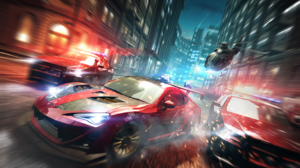 Need For Speed No Limits Video Games Night City Toyota 86 Tuning Police Cars Motion Blur Dodge Charg 1920x1080 Wallpaper