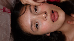 Women Thick Eyebrows Tongue Out Black Eyes Blush Closeup Face 1920x1280 Wallpaper