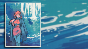 Lorelei Pokemon Pokemon Lapras Ice Ice Cave Water Lake Stalactites Waves Red Dress Red Shirt Red Ski 2560x1440 Wallpaper