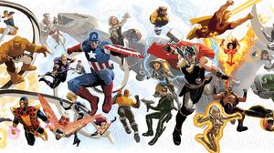 Ant Man Black Panther Marvel Comics Captain America Captain Marvel Daredevil Doctor Strange Hawkeye  6378x800 Wallpaper