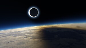 Eclipse Space Earth 2400x1500 Wallpaper