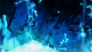 Jujutsu Kaisen Suguru Geto Creature Demon Demon Face Fire Blue Flames Teeth Bun Blue Eyes Anime Anim 1920x1079 Wallpaper