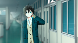 Anime Boys Horimiya Black Hair Realistic 1080x1920 Wallpaper