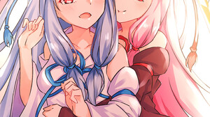 Anime Anime Girls Voiceroid Kotonoha Akane Kotonoha Aoi Long Hair Pink Hair Blue Hair Twins Two Wome 2894x4093 Wallpaper