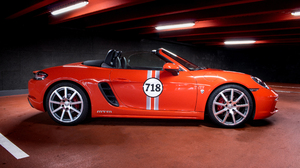 Porsche Boxster Porsche Car Vehicle Sport Car Orange Car 4096x2304 Wallpaper
