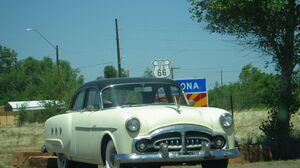 Vintage Car White Car Route 66 Arizona 4288x3216 Wallpaper