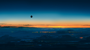 Gracile Digital Art Artwork Illustration Landscape Wide Screen Sky Clouds Sunset Spaceship Ultrawide 5640x2400 Wallpaper