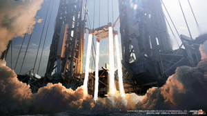 Science Fiction Space Elevator The Wandering Earth 2 Smoke Sky Technology 1500x844 Wallpaper