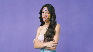 Olivia Rodrigo Ultrawide Album Covers Albums Purple Background Women 3440x1440 wallpaper