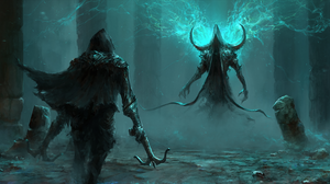 Demon Hunter Diablo Iii Diablo Iii Reaper Of Souls Malthael Diablo Iii 3328x1280 Wallpaper