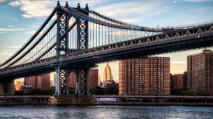 Man Made Manhattan Bridge 2560x1600 Wallpaper