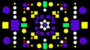 Circle Colorful Digital Art Dots Shapes Square 1920x1080 Wallpaper
