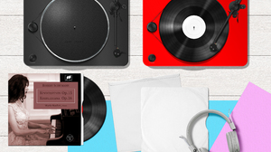 Turntables Music Headphones Vinyl Schumann Piano 5000x3500 Wallpaper