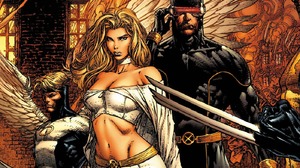 Angel Marvel Comics Cyclops Marvel Comics Emma Frost Superhero Wolverine X Men 1401x960 Wallpaper