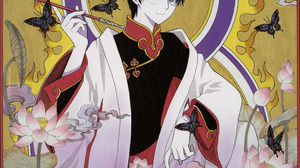 XxxHOLiC Watanuki Kimihiro Anime Boys Heterochromia Glasses Smoking Flowers Butterfly Looking At Vie 2326x2000 Wallpaper