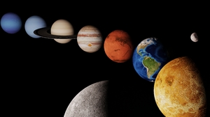 Earth Moon Planet Space 4100x2305 wallpaper