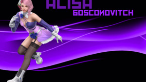 Alisa Bosconovitch Tekken Girl Thigh Highs Dress Pink Dress Purple Dress Boots High Heels Glove Pink 1900x1200 Wallpaper
