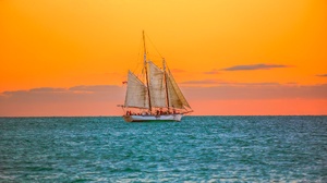 Florida Ocean Sailboat Sunset 2048x1266 Wallpaper