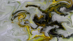 Abstract Fluid Liquid Illustration Graphic Design Colorful Artwork ArtStation Digital Art Shapes Oil 3840x2160 Wallpaper