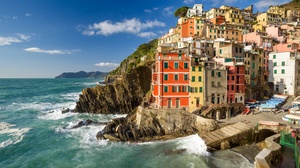 Italy Liguria Riomaggiore Sea 3072x2051 wallpaper