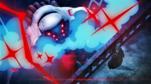 Jujutsu Kaisen Mech Suits Suguru Geto Smoke Glowing Eyes Laser Bridge Looking Up Robot Anime Anime S 1920x1080 Wallpaper