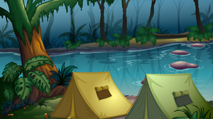 Artistic Camping 5489x4000 Wallpaper