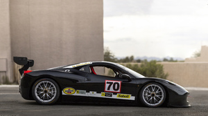 Ferrari Ferrari 458 Livery Race Cars Black Cars Italian Cars Vehicle Numbers 3840x2225 Wallpaper