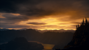 Days Gone Video Games Sunrise Landscape Apocalyptic Clouds 1920x1080 Wallpaper
