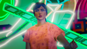 Grand Theft Auto V Screen Shot Video Games Video Game Characters Neon Video Game Girls CGi Glasses L 1920x1080 wallpaper