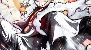 One Piece Monkey D Luffy Gear 5th Sun God Nika Anime Anime Boys White Hair Straw Hat Pirates 2160x3840 Wallpaper