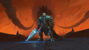 World Of Warcraft World Of Warcraft Shadowlands Anduin Wrynn Paladin Death Knight 3840x2160 wallpaper