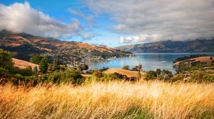 Trey Ratcliff Photography New Zealand Akaroa Landscape Nature Water Boat Mountains Hills House Trees 3840x2160 Wallpaper