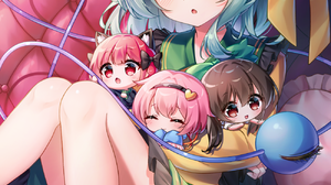Anime Anime Girls Pixiv Portrait Display Touhou Closed Eyes Sleeping Hat 1300x1877 Wallpaper