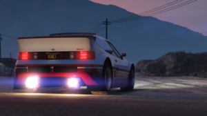 Grand Theft Auto V Screen Shot Grand Theft Auto Video Games CGi Rear View Licence Plates Car Vehicle 2560x1080 wallpaper