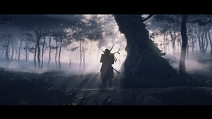 Ghost Of Tsushima Samurai Video Game Characters CGi Trees Video Games Armor Forest Sword 3840x2160 Wallpaper