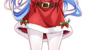 Anime Anime Girls Genshin Impact Ganyu Genshin Impact Vertical Christmas Christmas Clothes Bow Tie W 850x1806 Wallpaper