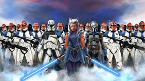 Star Wars Lightsaber Captain Rex Clone Trooper The Clone Wars Blaster 2048x1156 Wallpaper