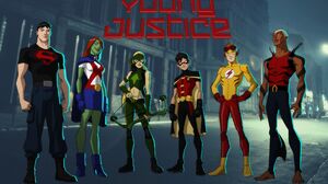 Young Justice Superboy Miss Martian Robin DC Comics Kid Flash Aquaman Arwyn Girl Boy Aqualad DC Comi 3328x2056 Wallpaper