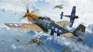 Aircraft Warplane Battle 4500x2700 wallpaper