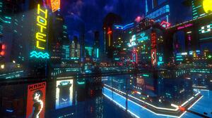 Cloudpunk Cyberpunk Night Rain City Neon 3840x2160 wallpaper